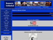 Tablet Screenshot of bannersunfurled.org